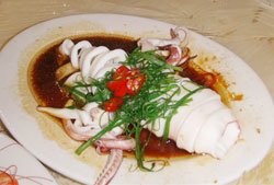 Sleeve-fish Cooked with Soy Sauce
