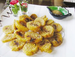 Frid Rice Dumpings Wrapped in Bamboo Leaves