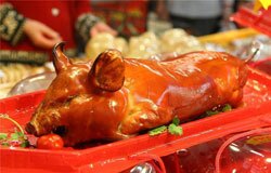 Broiled Mini Xiang Pig