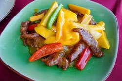 Tenderloin Cooked with Mangos