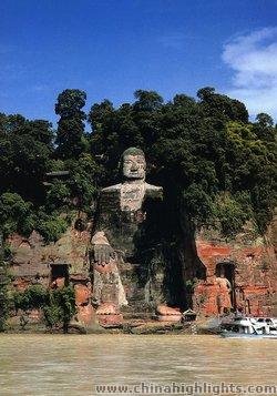 The Giant Buddha in Leshan, Sichuang