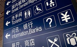 The Direction Board of Beijing Capital Airport