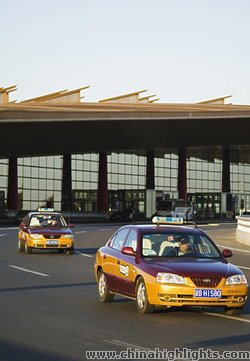 The Taxies Running between the Airport and Downtown
