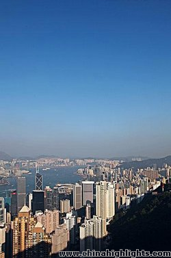 Seen from the Victoria Peak