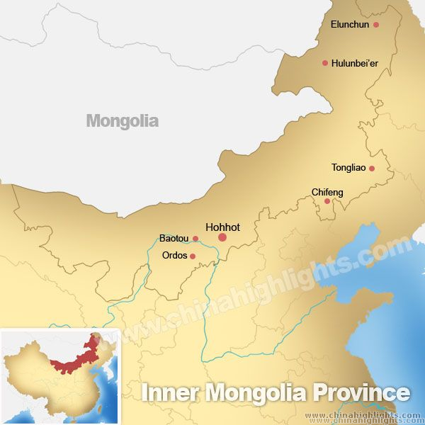 Inner Mongolia Map