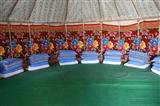 Inside the Yurt beside Lake Karakuli Inside the Yurt beside Lake Karakuli