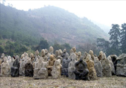 Stone Statues at Guizai Mountain