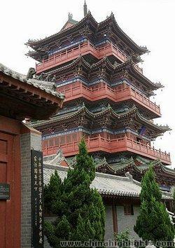 The Ancient Pagoda in Shaolin Temple