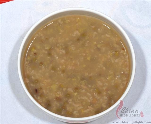 Congee with Mung Bean