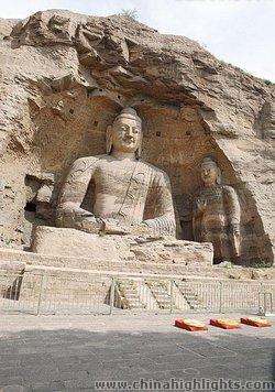 The Buddha Statue in Yungang Grottoes