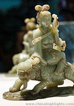 A Little Jade Buddha Statue
