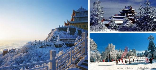 Mount Emei in December