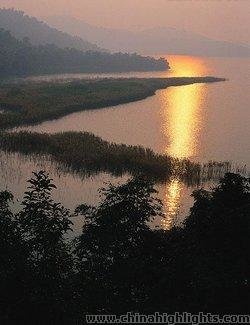 Sun Moon Lake at Dawn