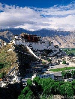 Potala Palace in July