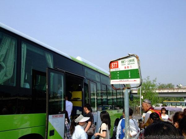 877 Bus to the Great Wall at Badaling