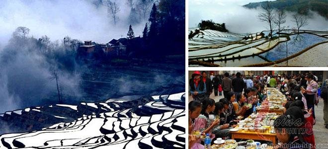 Yuanyang Rice Terraces in January