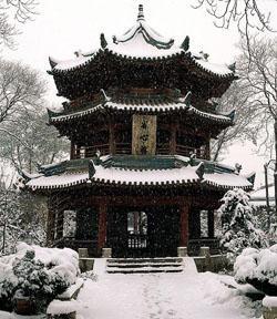 Great Mosque in snow
