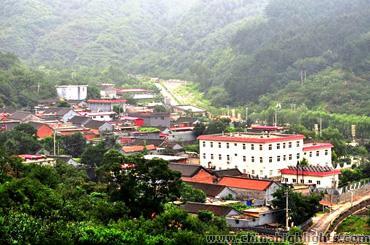 Zhuanghu Ancient Village at the Foot of the Great Wall of China