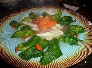 pumpkin vegetable soup in Anxiang Shuying Vegetarian Restaurant