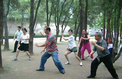 practicing Taichi