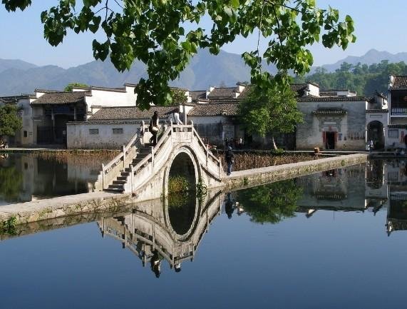 Picturesque scenery of Hongcun Village
