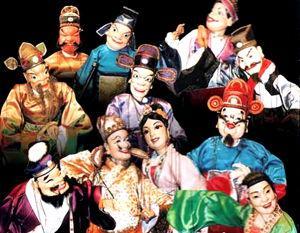 Hand puppets performance