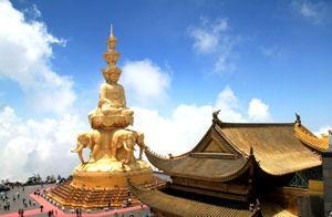 The Buddhist temples on Mt. Emei
