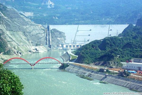 The Dujiangyan dam