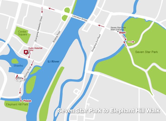 Seven Star Park to Elephant Hill Walk