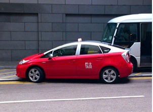 Hong Kong new taxi in 2013