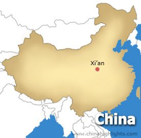 Xi'an Location Map