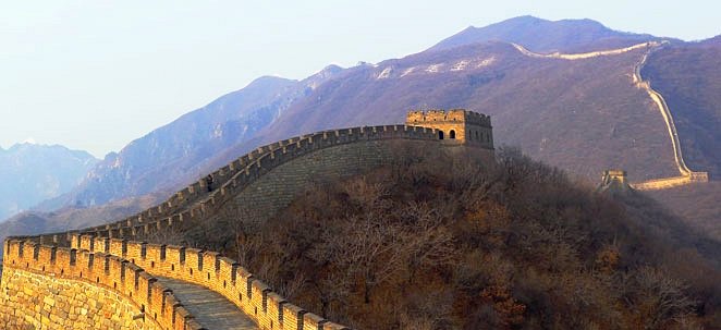 the great wall at mutianyu