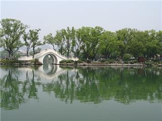 The Rong Lake in the center of the city