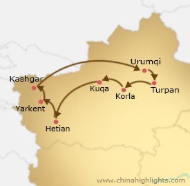 xj-1 tour map