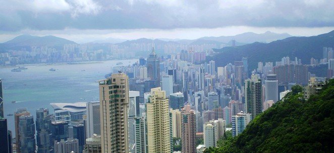 Hong Kong Skyline From Victoria Peak