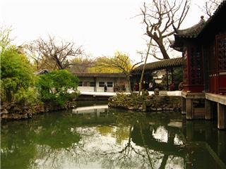 A pool of Humble Administrator's Garden in Suzhou