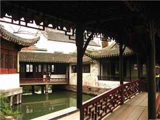 A corridor of Humble Administrator's Garden in Suzhou