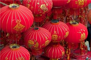 Chinese red lanterns
