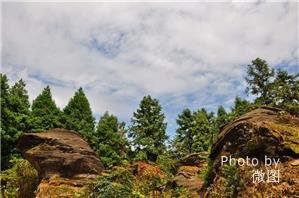 Scenery of jinggang mountain