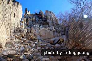 the great wall at jiankou