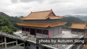 Ancient buildings on Baiyun Mountain