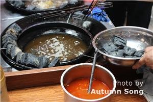 Stinky Tofu in Changsha Pedestrian Street