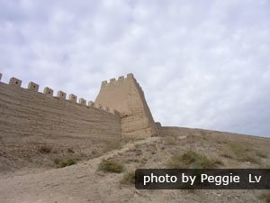 The Great Wall at Jiayuguan