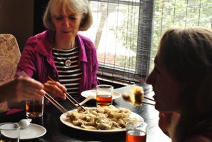Enjoying Chinese Dishes