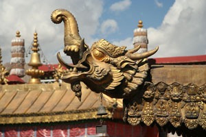 Carvings in Jokhang Temple