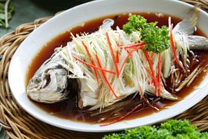 Steamed fish