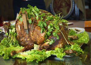 roasted whole sheep