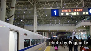 Highspeed train in Guiyang