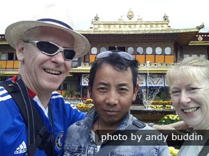 Keltze, Tibetian Guide in Summer Gardens