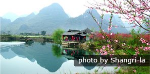 Scenery in march in Guilin